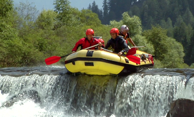 rafting in torrente