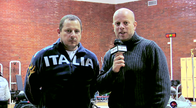 scherma in carrozzina