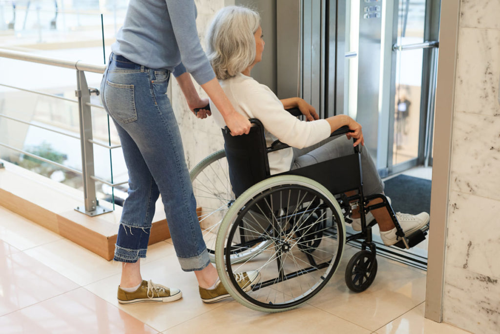 persona disabile con indennità di accompagnamento
