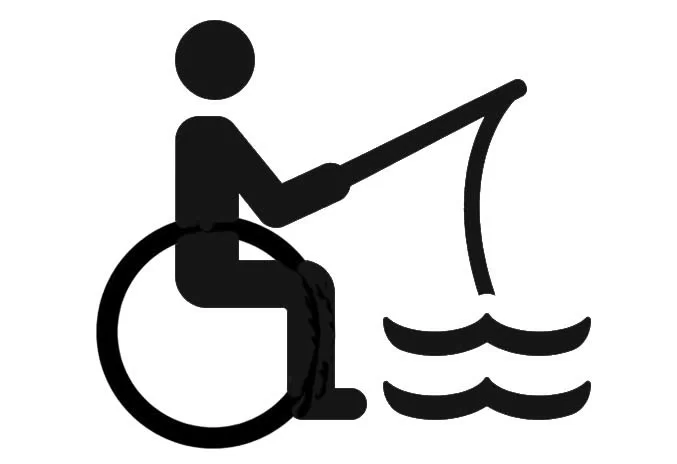 icona pesca disabili