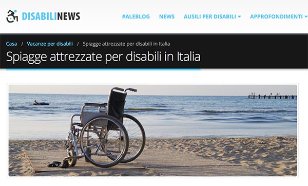 spiaggia disabile