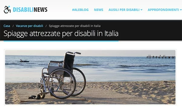 spiaggia disabile