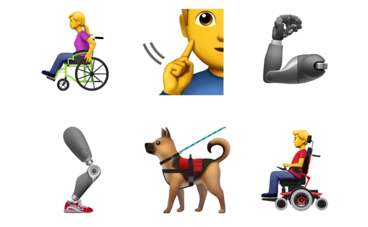 emoticons disabilità disabili protesi carrozzina sordi