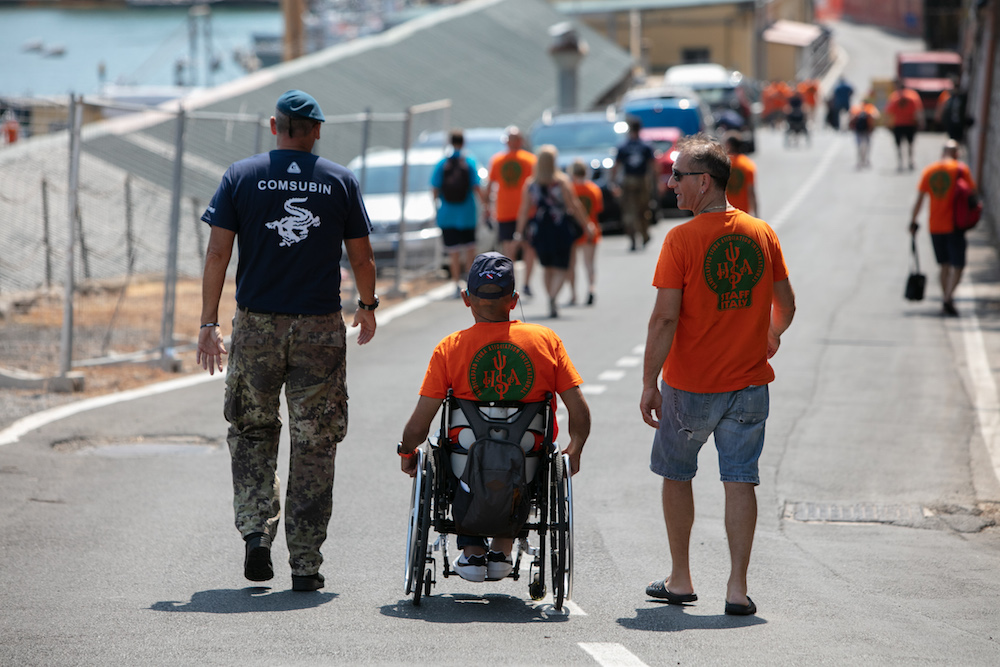 subacquei disabili-70 subacquei disabili-la spezia porto venere le grazie-hsa italia marina militare-ability channel