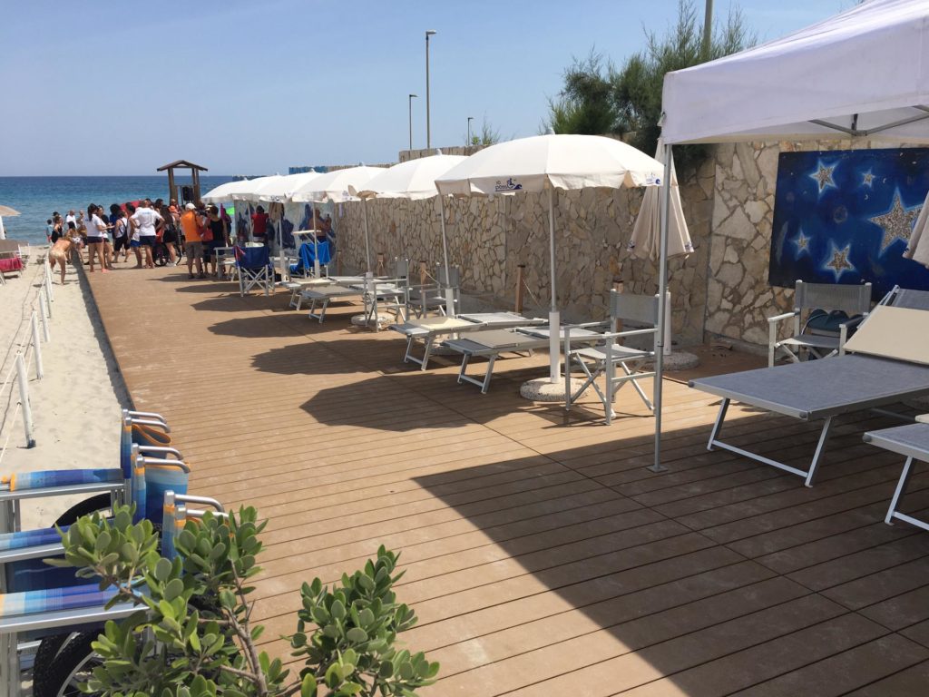 spiaggia accessibile terrazza tutti al mare