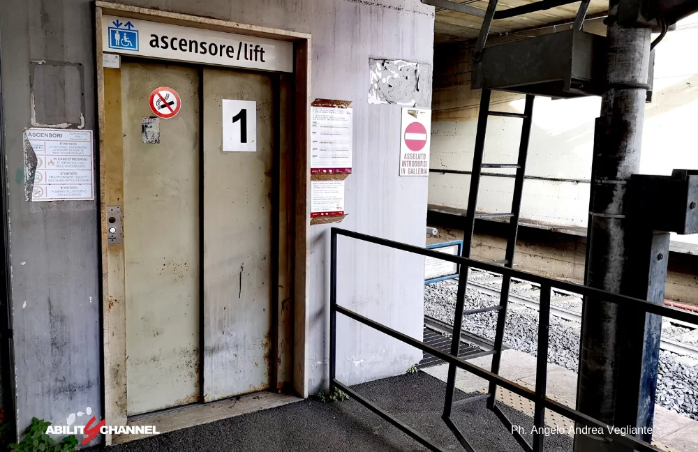 trasporto disabili ascensore della roma lido