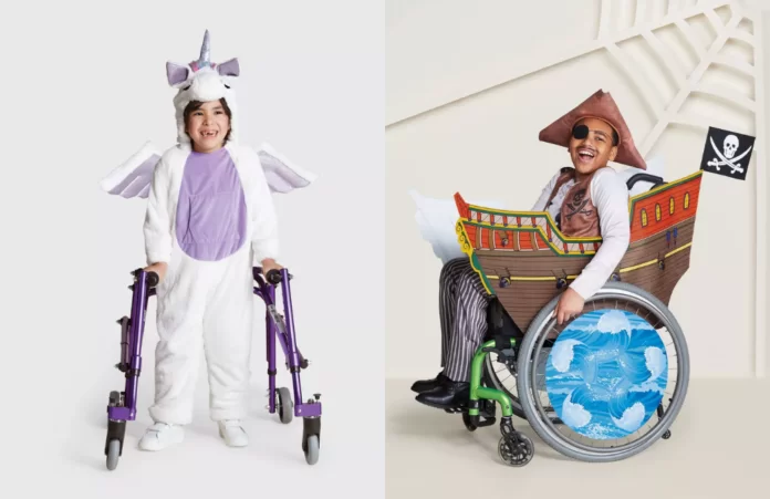 Halloween costumi bambini disabili