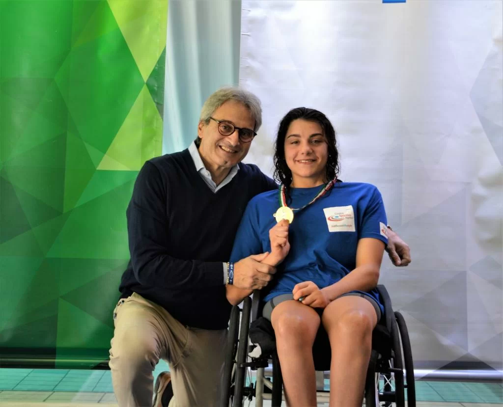 Angelica Procida campionessa di nuoto paralimpico