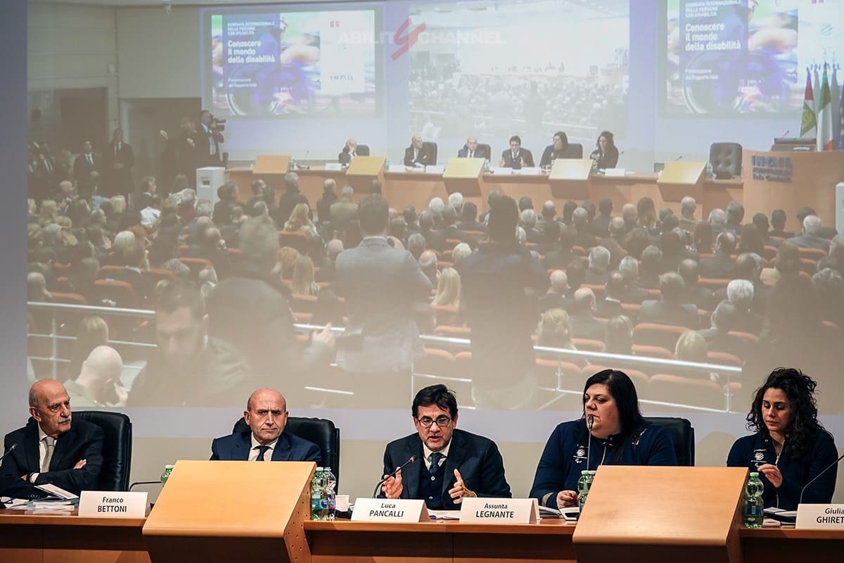 la conferenza stampa del rapporto istat e disabilità ability channel