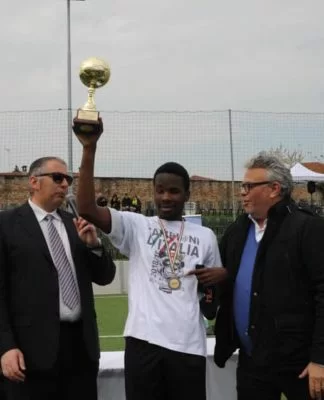 futsal calcio ciechi paul iyobo