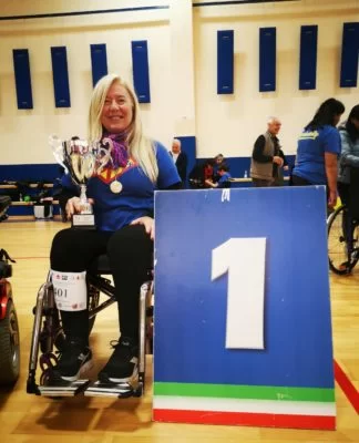 boccia paralimpica trofeo