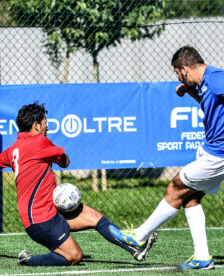 calcio disabilità fispes tiro