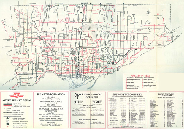 Storia delle Paralimpiadi Toronto 1976 piantina
