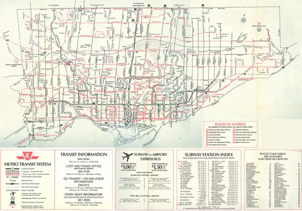 Storia delle Paralimpiadi Toronto 1976 piantina