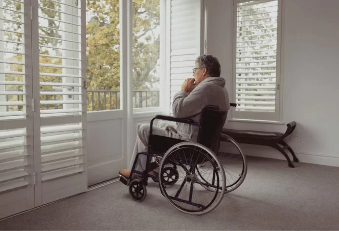 papà disabile in casa durante coronavirus italia