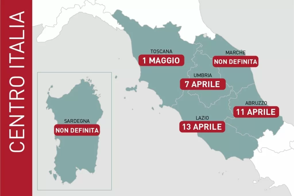 dati EIEF previsione fine emergenza coronavirus centro italia