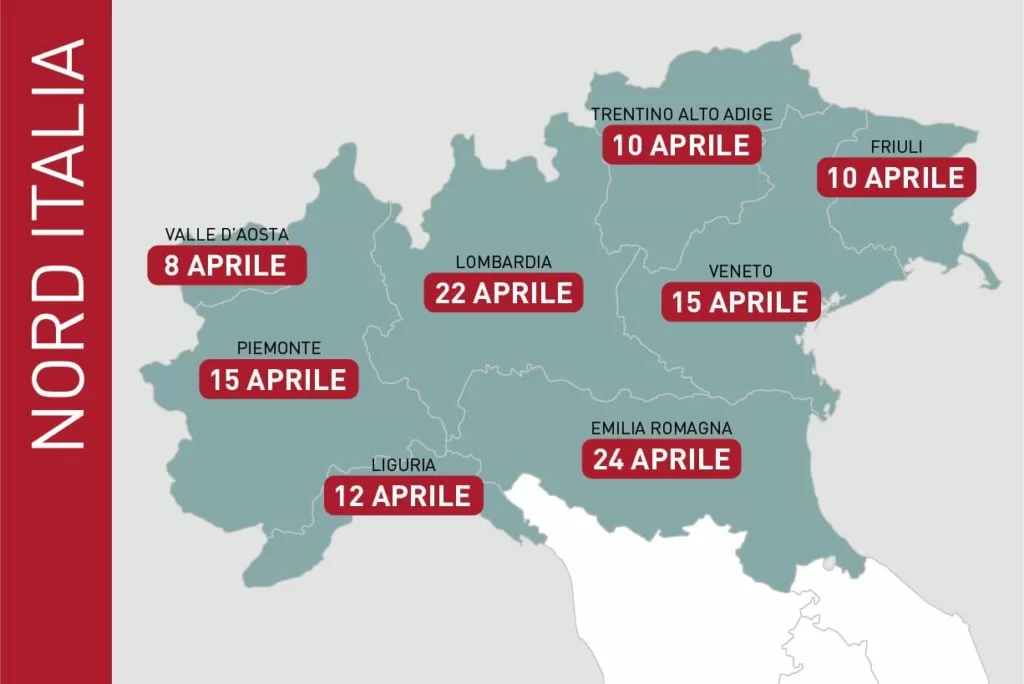 dati EIEF previsione fine emergenza coronavirus nord italia