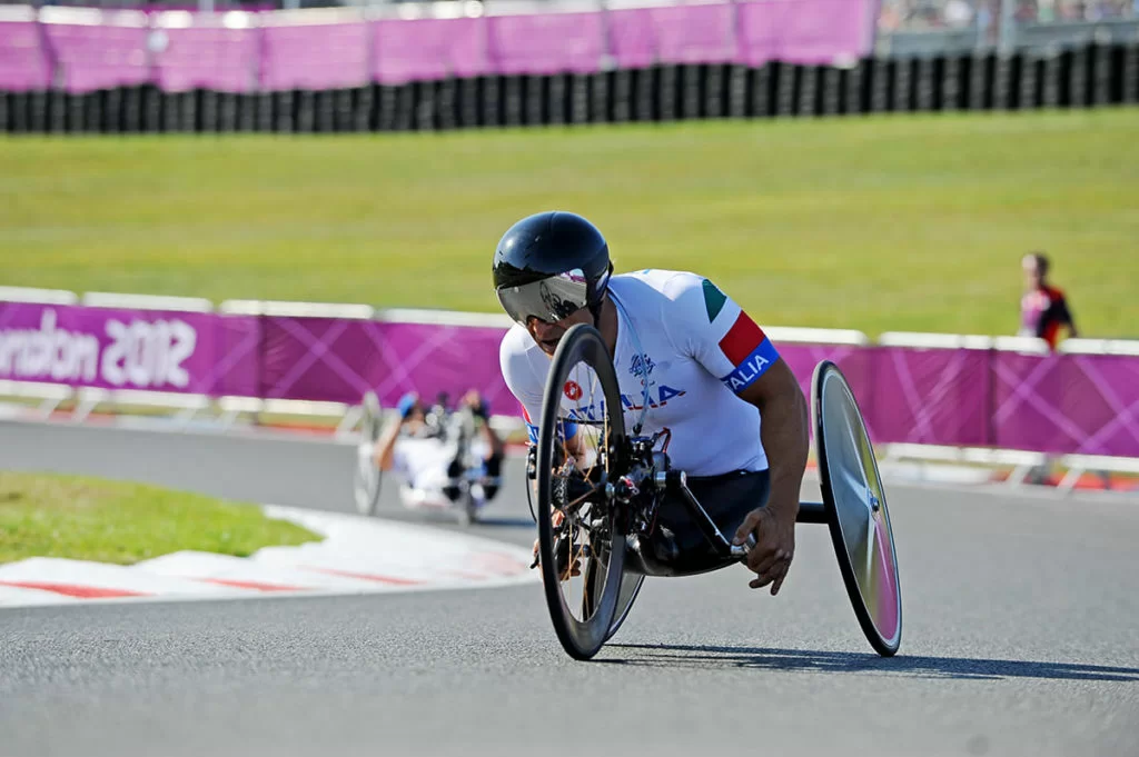 alex zanardi sull'handbike