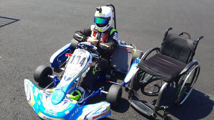 go-kart accessibile per disabili