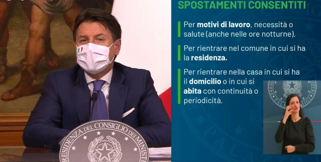 dpcm 4 dicembre 2020 spostamenti consentiti