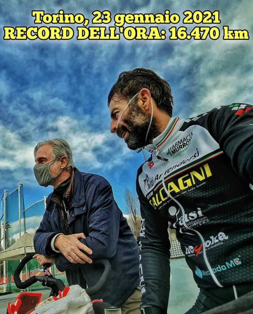 carlo calcagni record del mondo dell'ora