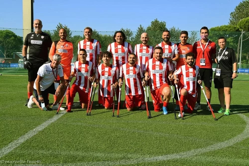 calcio amputati vicenza