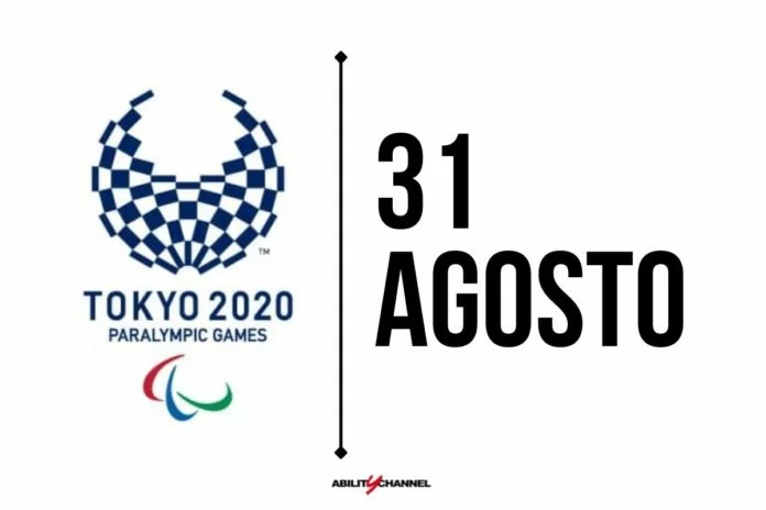 orari programma paralimpiadi tokyo 2020 31 agoosto