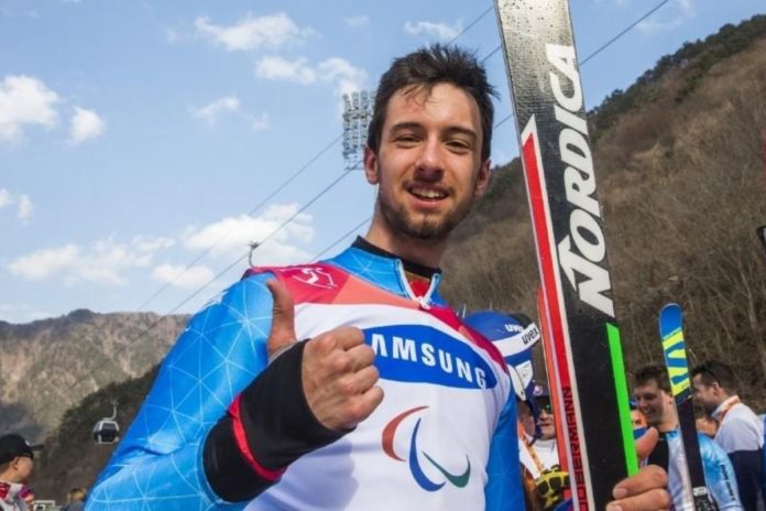 portandiera Giacomo Bertagnolli paralimpiadi pechino 2022