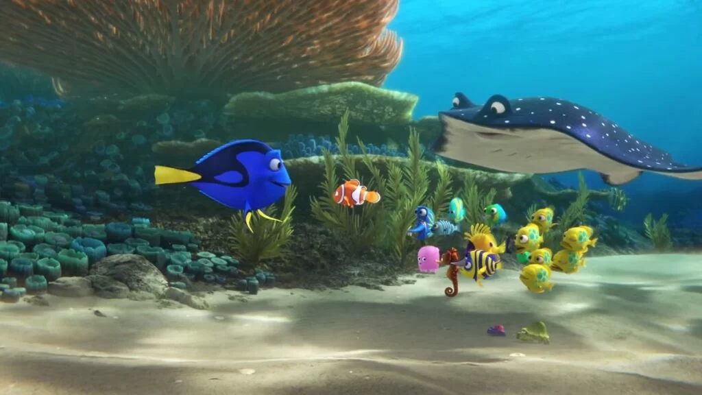 Scena film Alla ricerca di Dory