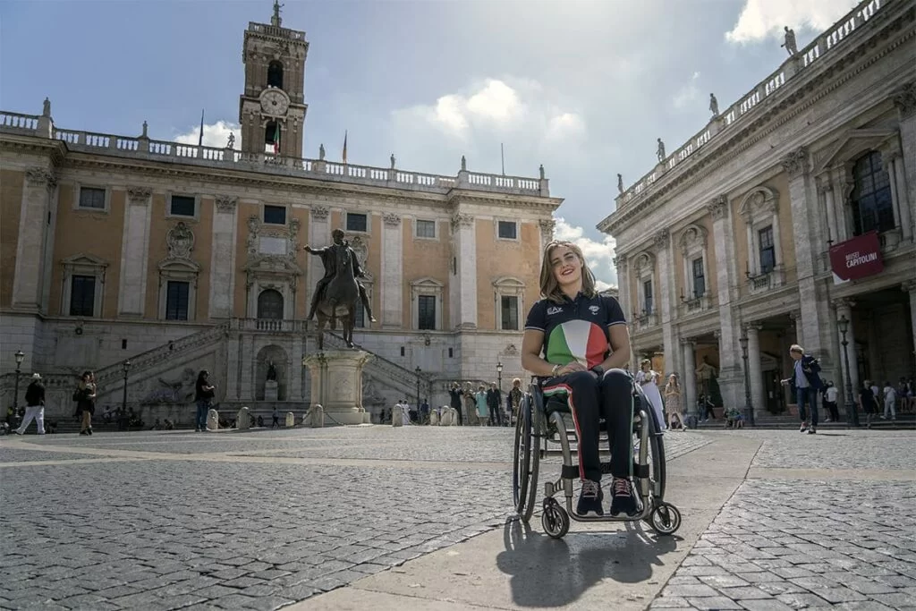 tokyo 2020 paralimpiadi roma campidoglio carrozzina offcarr