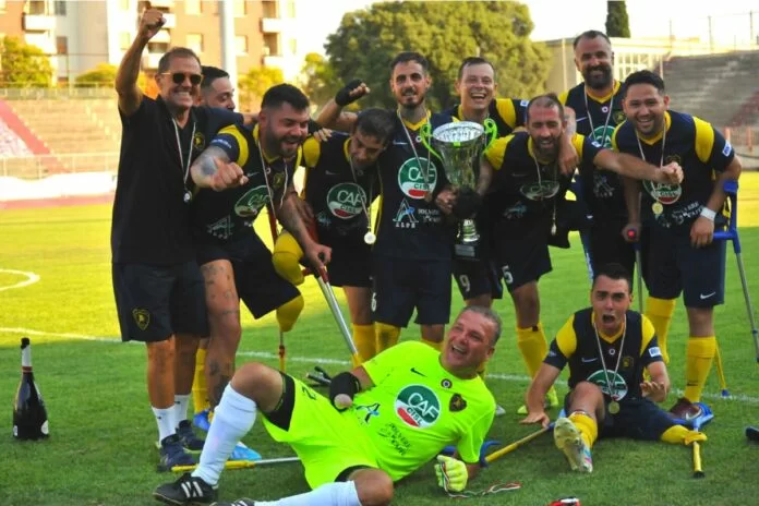 scudetto sporting calcio amputati italia