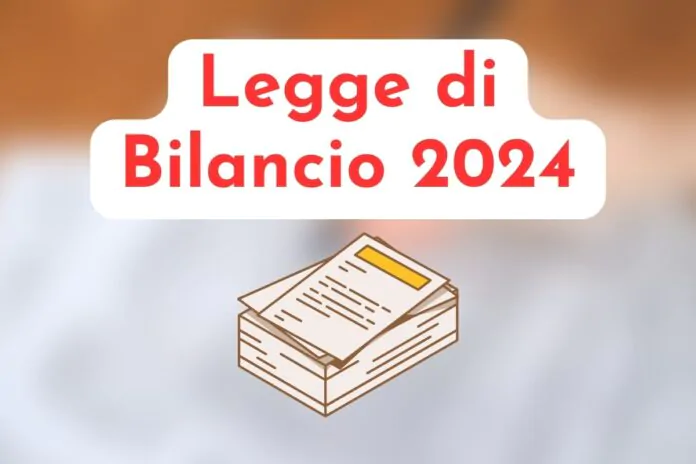 legge di bilancio 2024
