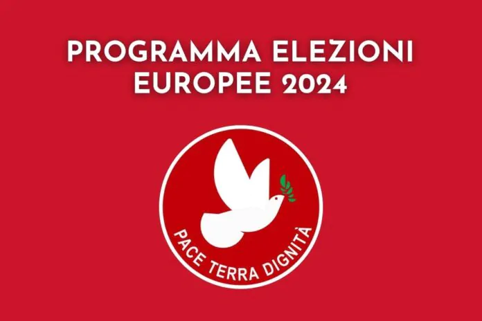 programma elezioni europee 2024 pace terra dignità