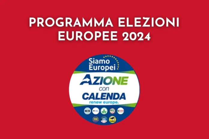 programma elettorale elezioni europee 2024 azione