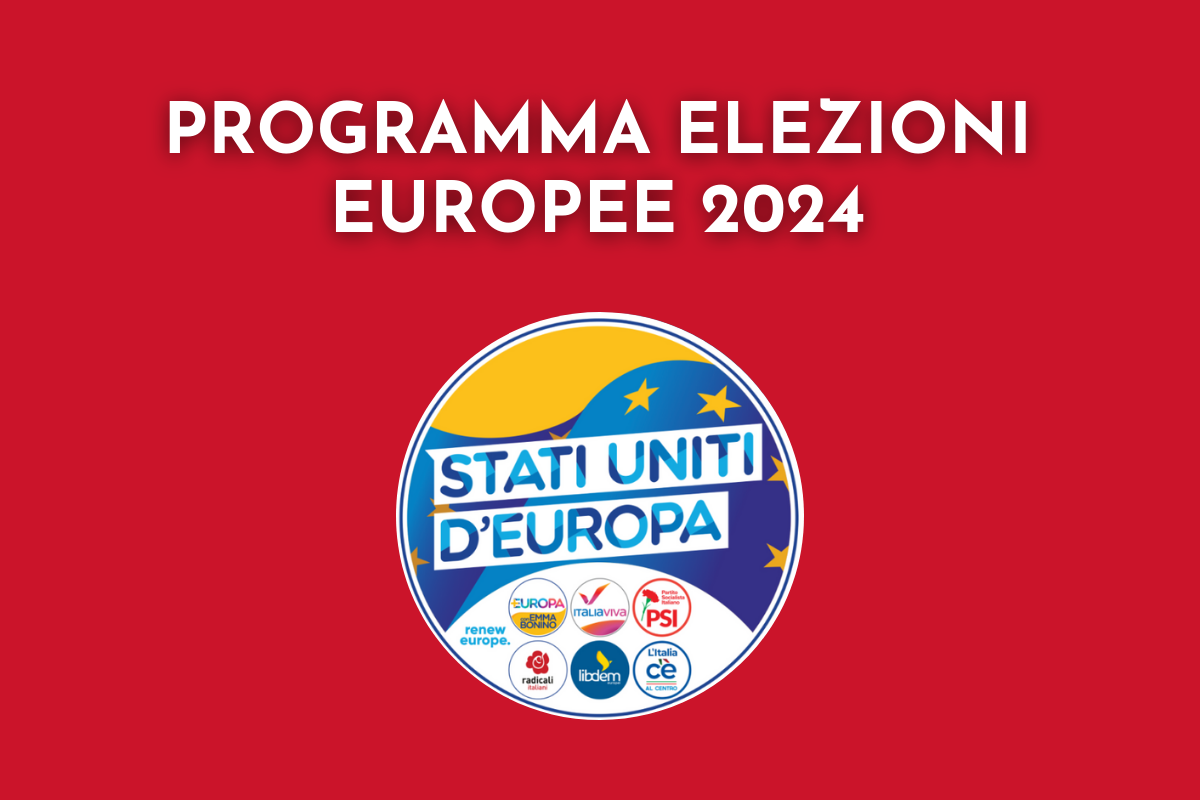 stati uniti d'europa programma elezioni europee 2024