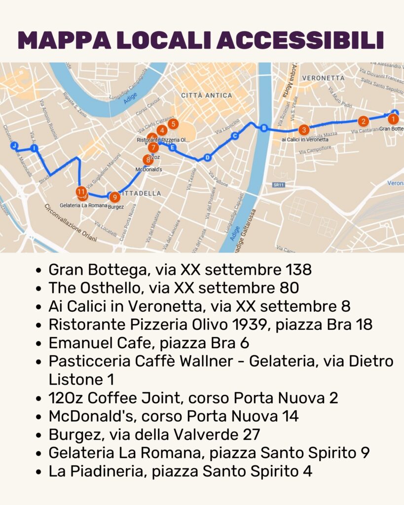 accessibilità percorso verona pride 2024