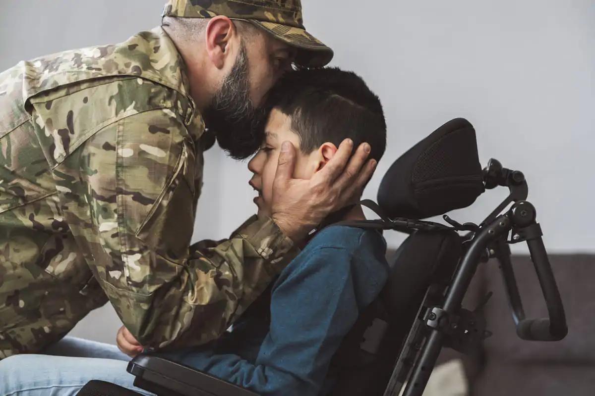 guerra israele bambini disabili gaza